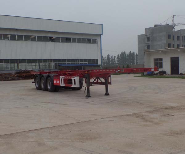 帅骐12.4米34吨3轴集装箱运输半挂车(WXS9400TJZ)