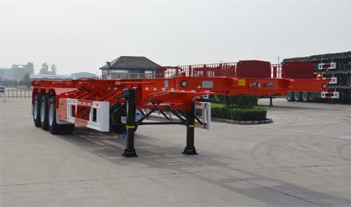 天骏德锦12.4米33.7吨3轴集装箱运输半挂车(TJV9400TJZF)