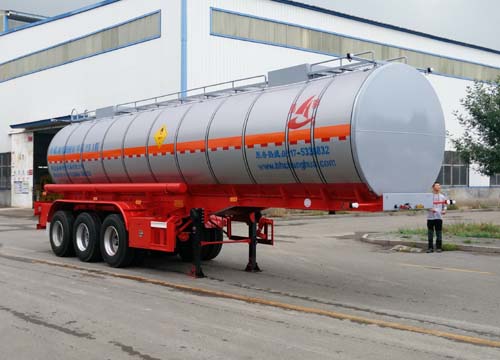 昌骅10.2米31.1吨3轴氧化性物品罐式运输半挂车(HCH9401GYW)