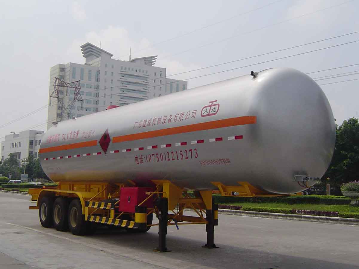 久远13米2.4吨3轴永久气体运输半挂车(KP9340GTR)