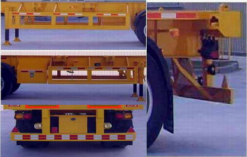 大力士JAT9370TJZ集装箱运输半挂车公告图片