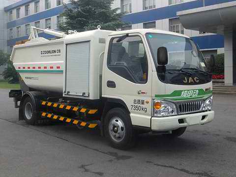 中联牌ZLJ5070ZZZHBEV纯电动自装卸式垃圾车