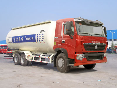 凌宇牌CLY5257GFLZZ低密度粉粒物料运输车公告图片