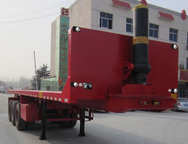 恩信事业10.2米32吨3轴平板自卸半挂车(HEX9400ZZXP)