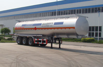 盛润12米29.7吨3轴易燃液体罐式运输半挂车(SKW9403GRY)