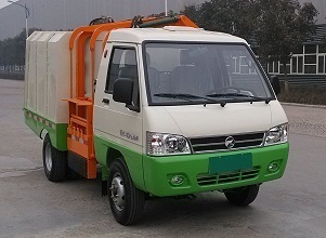环球牌GZQ5030ZZZBEV纯电动自装卸式垃圾车公告图片