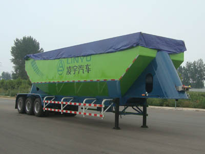 凌宇13米29吨3轴散装粮食运输半挂车(CLY9400ZLS)