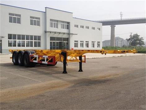 黄海12.4米31.1吨3轴集装箱运输半挂车(DD9370TJZ)