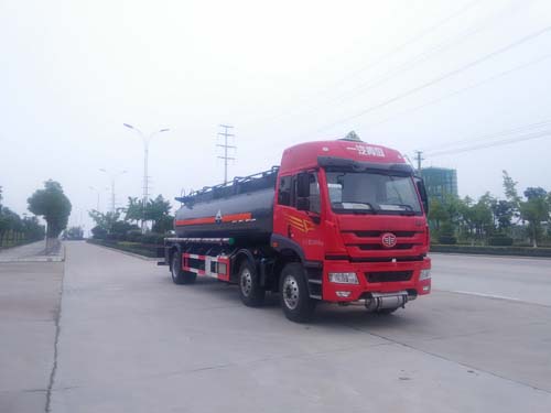 楚飞牌CLQ5250GFW4CA腐蚀性物品罐式运输车公告图片