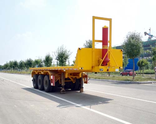 中基华烁8.5米32.9吨3轴平板自卸半挂车(XHS9400ZZXP)