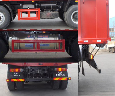 CA3310P2K2L4T4NA80 解放7.8米国四平头液化天然气自卸汽车图片