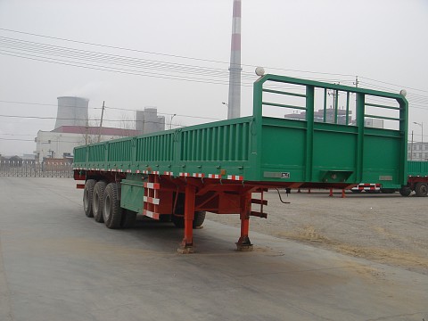 川腾12.5米28吨3轴半挂车(HBS9351)