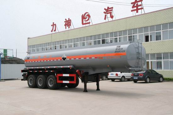 醒狮11米34吨3轴化工液体运输半挂车(SLS9407GHYA)