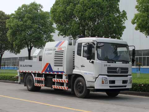 中联牌ZLJ5121THBE车载式混凝土泵车
