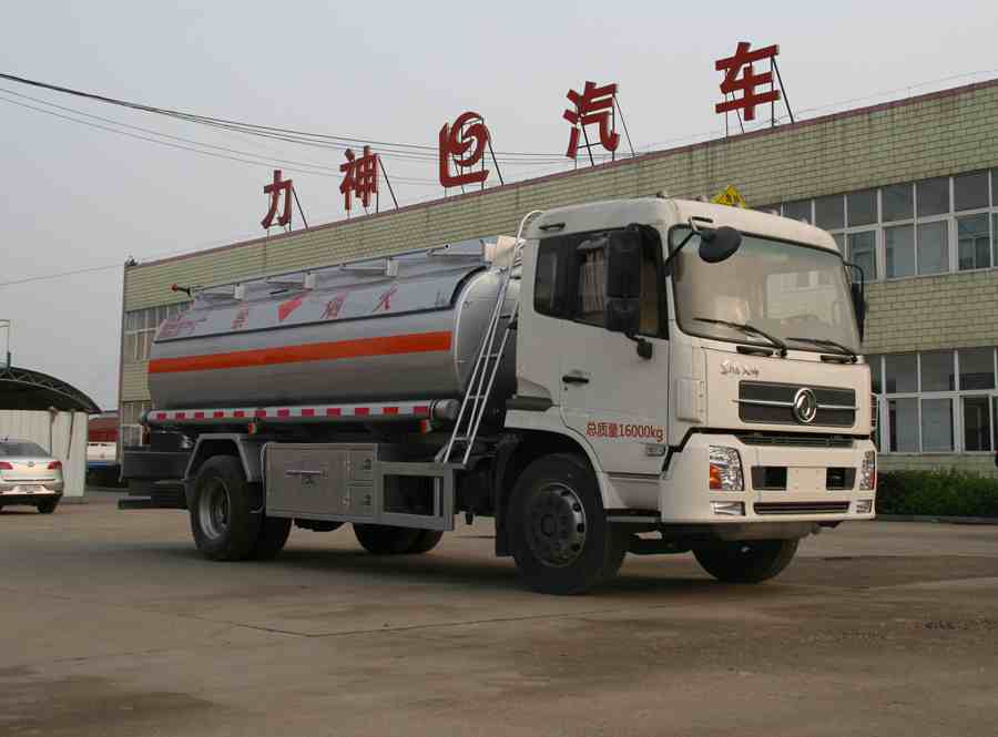 SLS5160GRYD4型铝合金易燃液体罐式运输车图片
