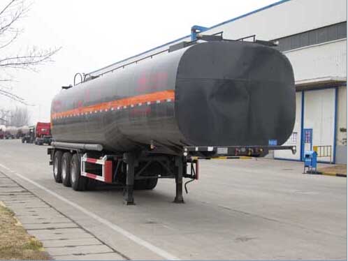 万事达11.6米30吨3轴易燃液体罐式运输半挂车(SDW9402GRYA)