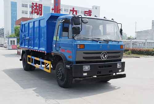 中汽力威牌HLW5161ZLJE自卸式垃圾车图片