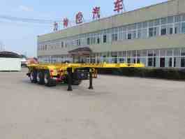 危险品罐箱骨架运输半挂车