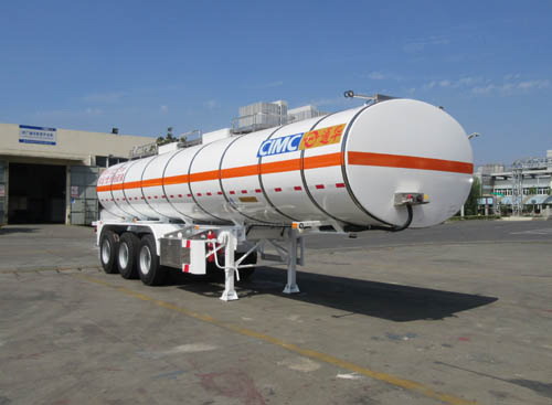通华10.5米32.2吨3轴易燃液体罐式运输半挂车(THT9402GRYG)