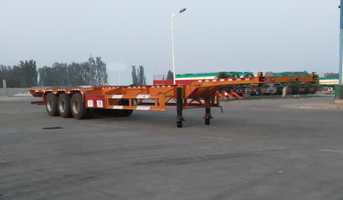 中基华烁14.1米34.5吨3轴集装箱运输半挂车(XHS9401TJZE)
