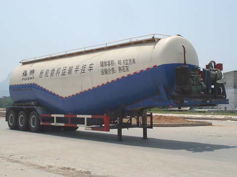 福狮13米23.8吨3轴粉粒物料运输半挂车(LFS9390GFL)