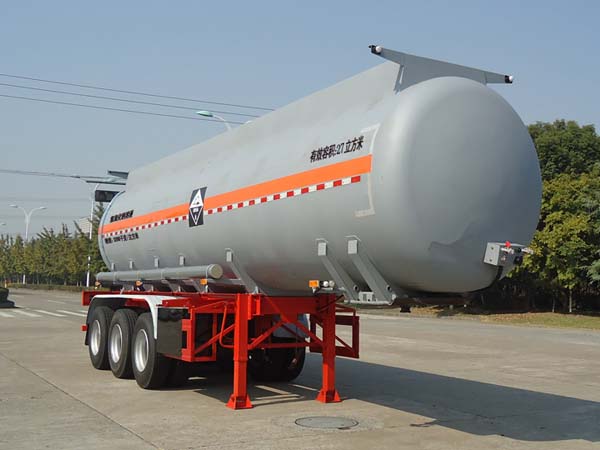 宏宙10.3米32吨3轴腐蚀性物品罐式运输半挂车(HZZ9400GFW)