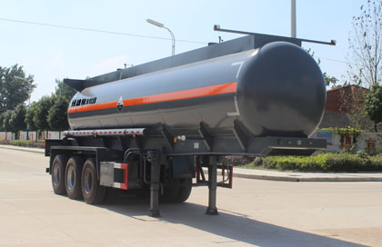 润知星10.1米31吨3轴腐蚀性物品罐式运输半挂车(SCS9402GFW)