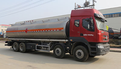 特运牌DTA5310GRYL4易燃液体罐式运输车图片