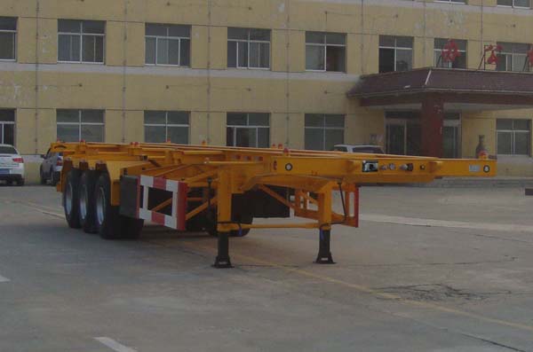 通亚达12.4米30.5吨3轴集装箱运输半挂车(CTY9350TJZG40)