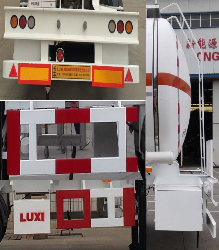 鲁西LXZ9401GRY易燃液体罐式运输半挂车公告图片