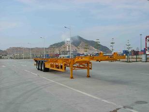 大力士15米30.5吨3轴集装箱运输半挂车(FTW9373TJZG)