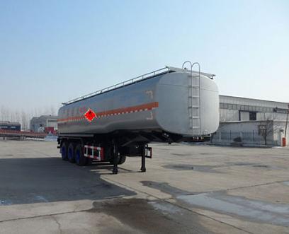 斯派菲勒13米29吨3轴易燃液体罐式运输半挂车(GJC9400GRY)