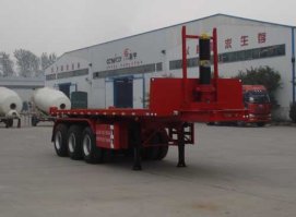 平板自卸半挂车