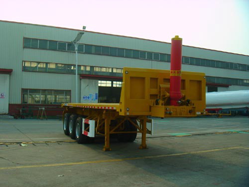 通华9.4米31.5吨3轴平板自卸半挂车(THT9403ZZXP)