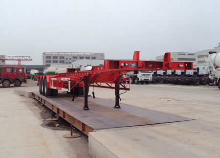 唐鸿重工14.9米34.3吨3轴集装箱运输半挂车(XT9400TJZ48)