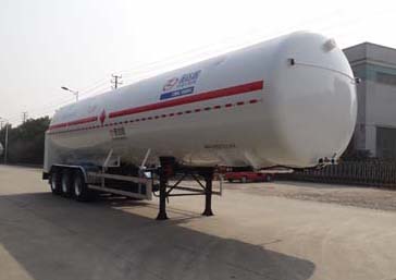 圣达因13米22.9吨3轴低温液体运输半挂车(SDY9380GDYT)