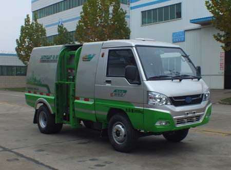 森源牌SMQ5030ZZZBEV纯电动自装卸式垃圾车公告图片