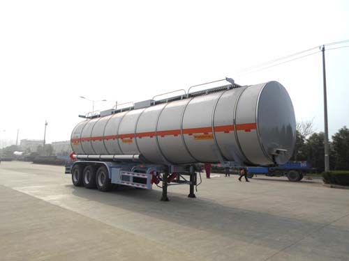 恒信致远11.6米30吨3轴腐蚀性物品罐式运输半挂车(CHX9405GFW)
