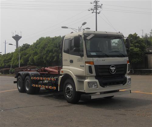 福田牌BJ5252ZXXE4-H1车厢可卸式垃圾车公告图片