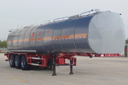 景阳岗SFL9401GRY易燃液体罐式运输半挂车图片