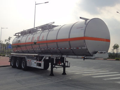 永强10.8米30吨3轴化工液体运输半挂车(YQ9404GHYB)