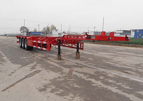 红荷北斗14.9米31吨3轴集装箱运输半挂车(SHB9371TJZ)