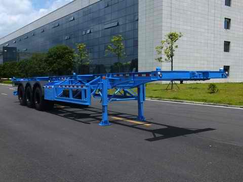 中联12.5米33.7吨3轴集装箱运输半挂车(ZLJ9400TJZZL)