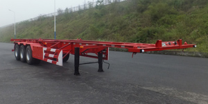 炫虎12.4米34.6吨3轴集装箱运输半挂车(DAT9400TJZ)
