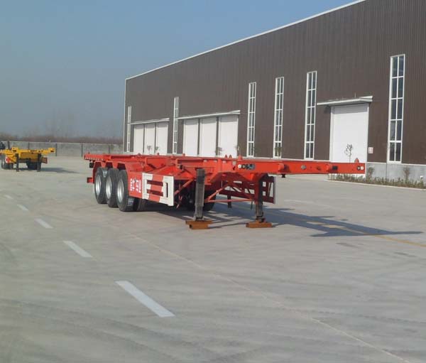 裕诚12.4米34吨3轴集装箱运输半挂车(JJN9401TJZ)