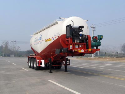 华骏11.1米31.7吨3轴中密度粉粒物料运输半挂车(ZCZ9403GFLHJF)