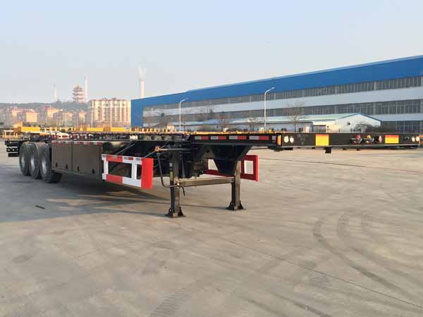 中集15米35.3吨3轴集装箱运输半挂车(ZJV9402TJZQDYD)