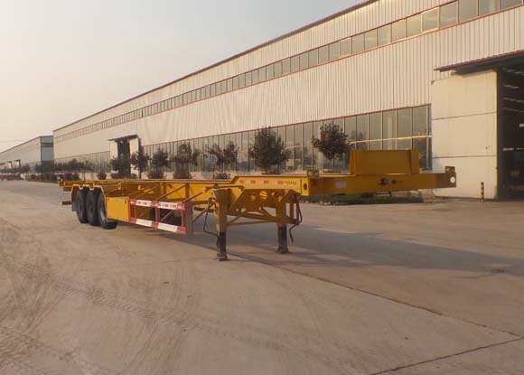 鲁驰15米34.5吨3轴集装箱运输半挂车(LC9400TJZED)