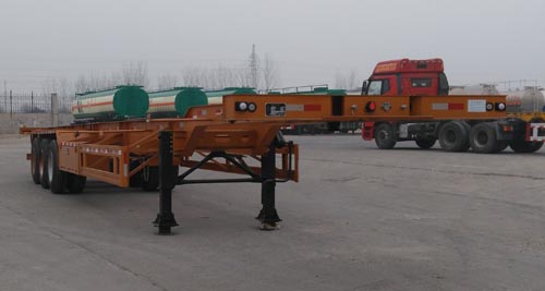 中原冷谷15米34吨3轴集装箱运输半挂车(YTL9400TJZE)