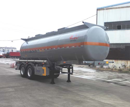 江淮扬天8.8米27.5吨2轴腐蚀性物品罐式运输半挂车(CXQ9350GFW)